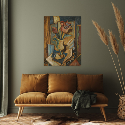 Umetnička slika ​Still Life With Tulips, Antonin Procházka na platnu - NS Canvas Shop