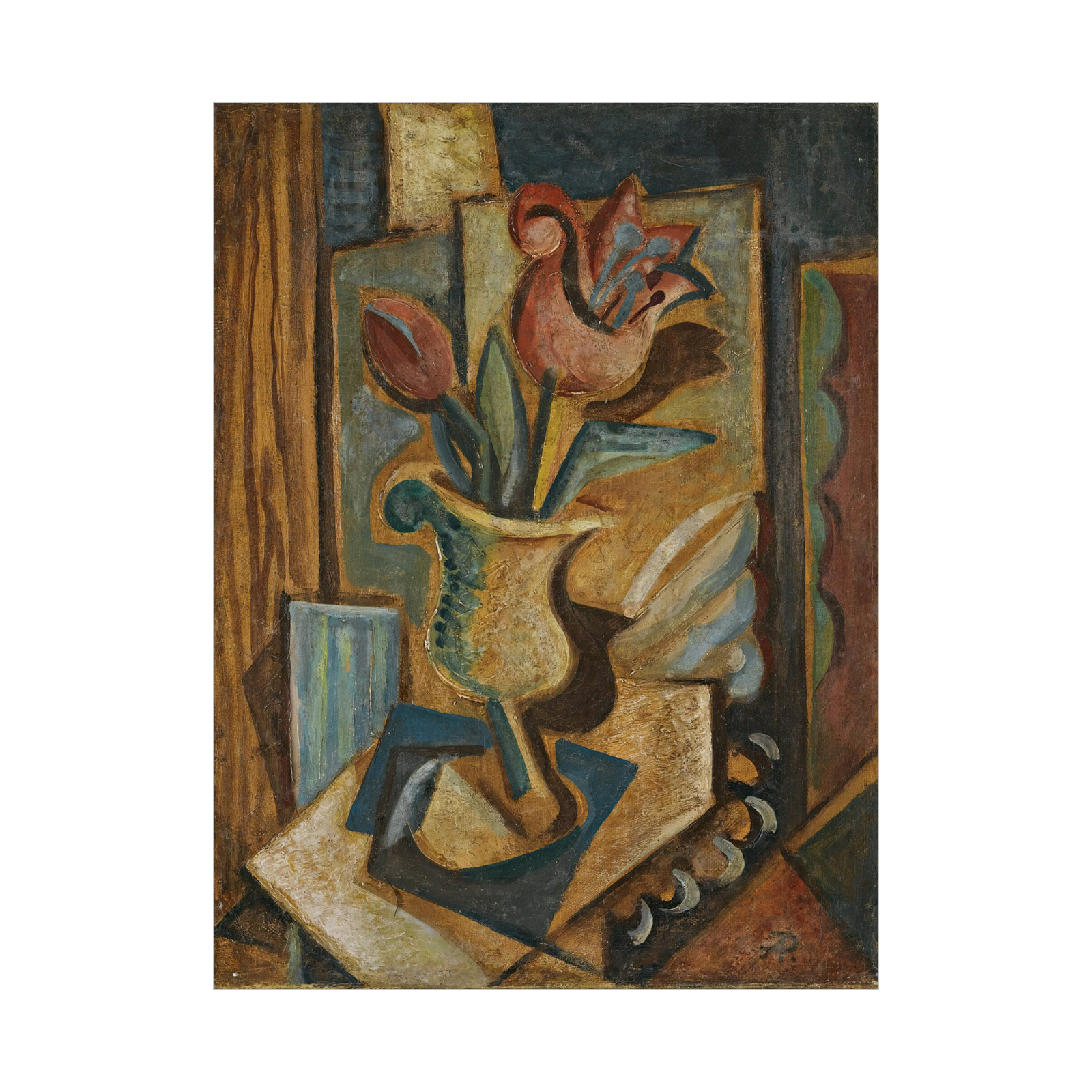 Umetnička slika ​Still Life With Tulips, Antonin Procházka na platnu - NS Canvas Shop