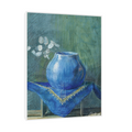 Umetnička slika ​Still Life of a Moneyplant Branch in Blue Vase, Egon Schiele na platnu - NS Canvas Shop