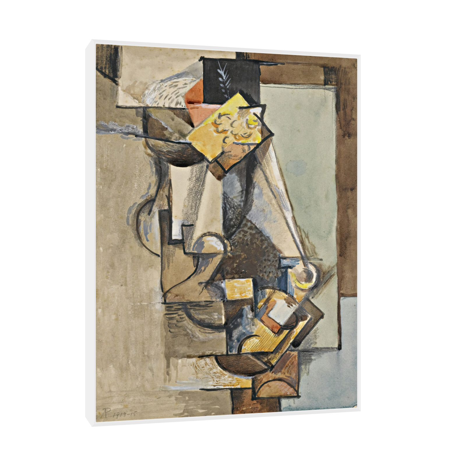 Umetnička slika ​Still life with vase and flower, Antonin Procházka na platnu - NS Canvas Shop