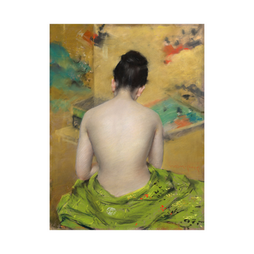 Umetnička slika ​Study of Flesh Color and Gold, William Merritt Chase na platnu - NS Canvas Shop