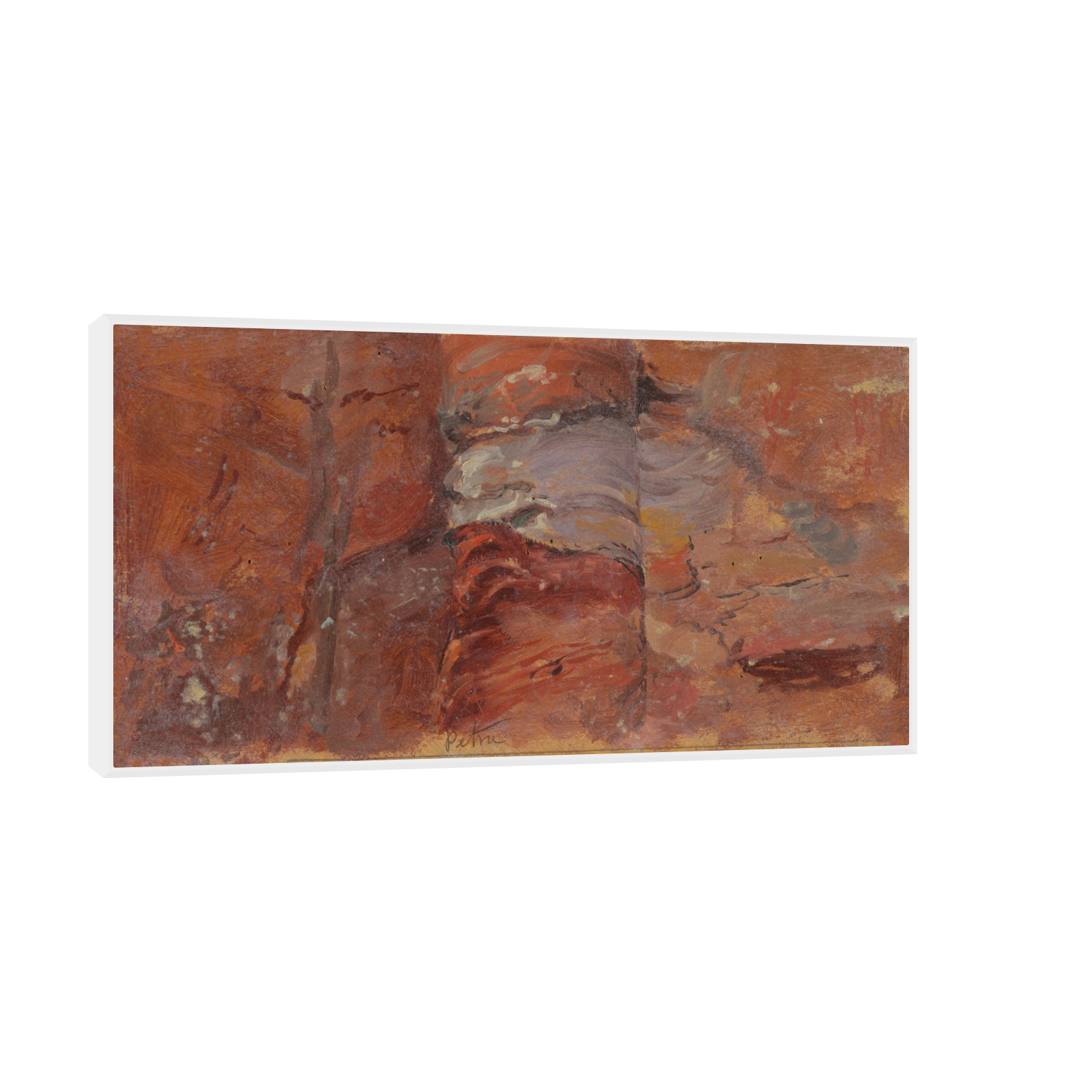 Umetnička slika ​Study of Rocks, Frederic Edwin Church na platnu - NS Canvas Shop