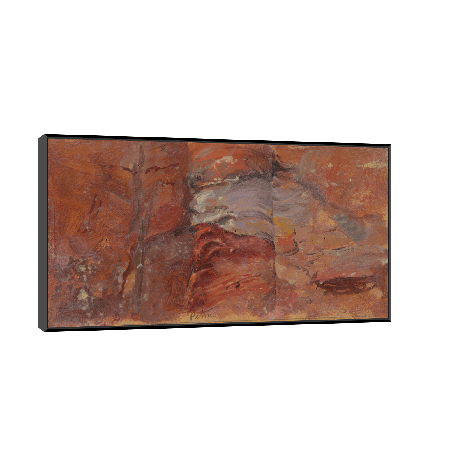 Umetnička slika ​Study of Rocks, Frederic Edwin Church na platnu - NS Canvas Shop