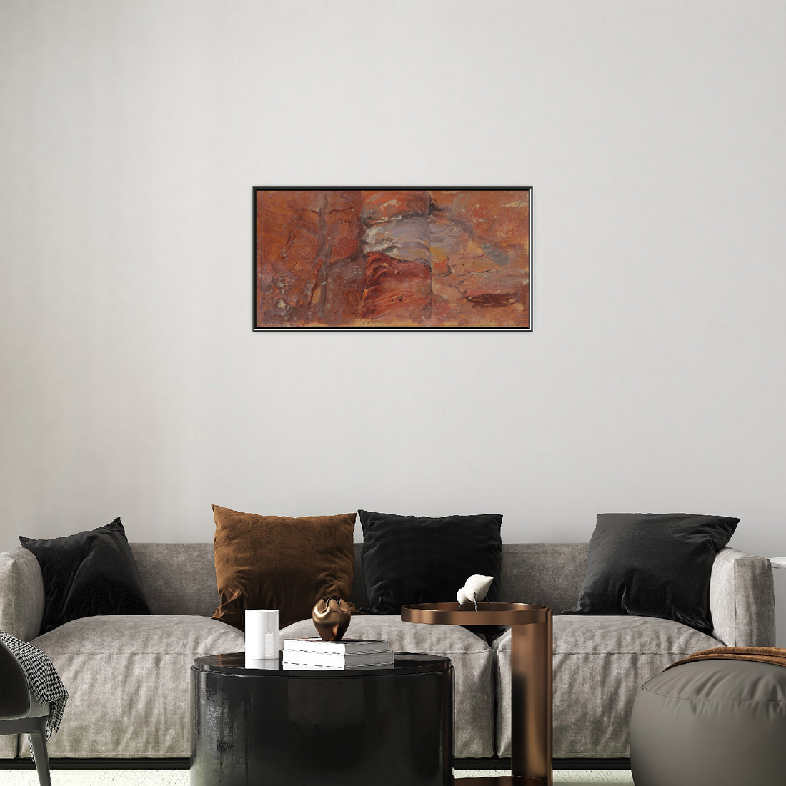 Umetnička slika ​Study of Rocks, Frederic Edwin Church na platnu - NS Canvas Shop