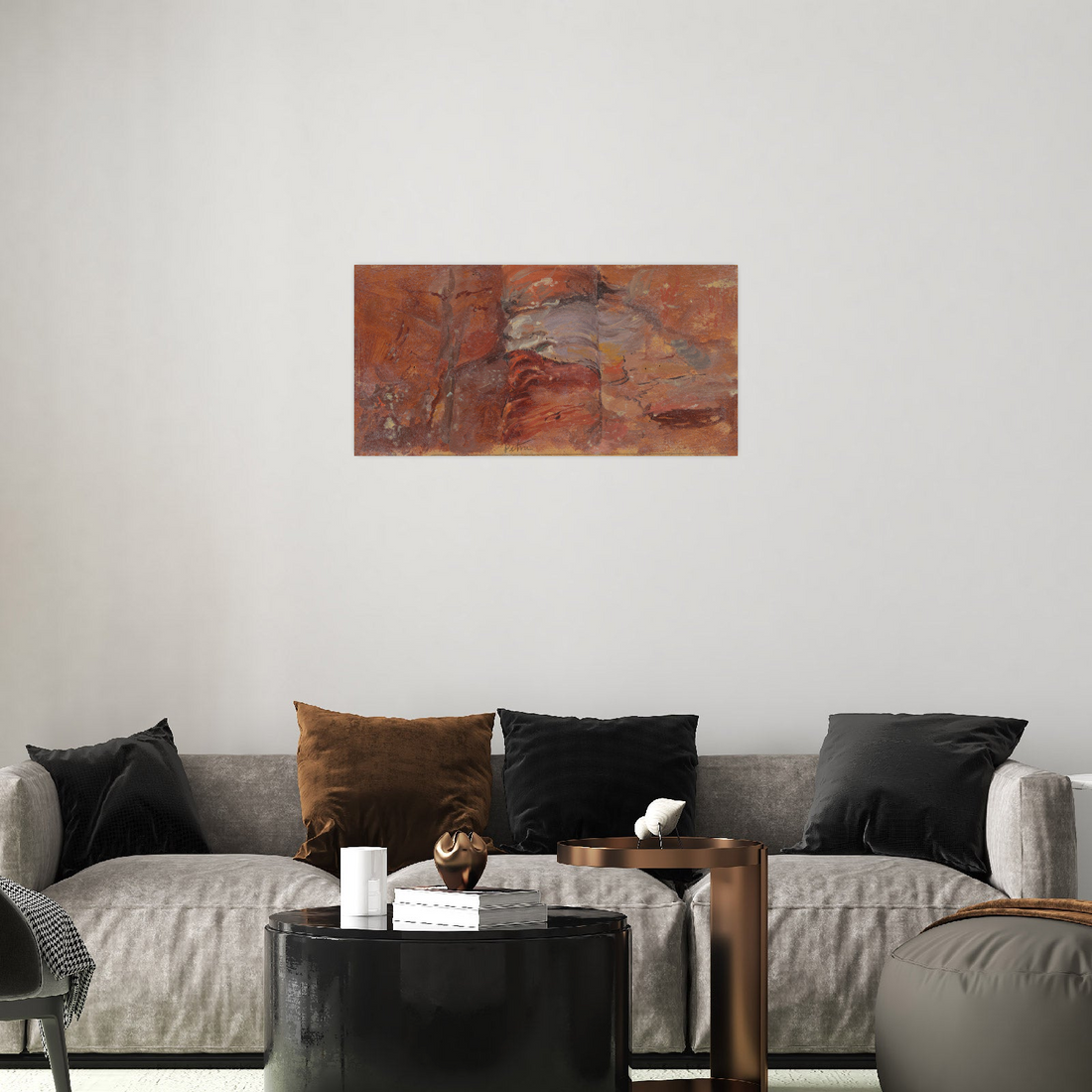 Umetnička slika ​Study of Rocks, Frederic Edwin Church na platnu - NS Canvas Shop