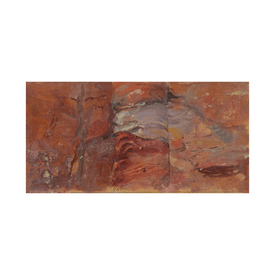 Umetnička slika ​Study of Rocks, Frederic Edwin Church na platnu - NS Canvas Shop