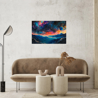Umetnička slika ​Svemir na platnu - NS Canvas Shop