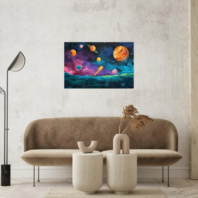 Umetnička slika ​Svemir II na platnu - NS Canvas Shop