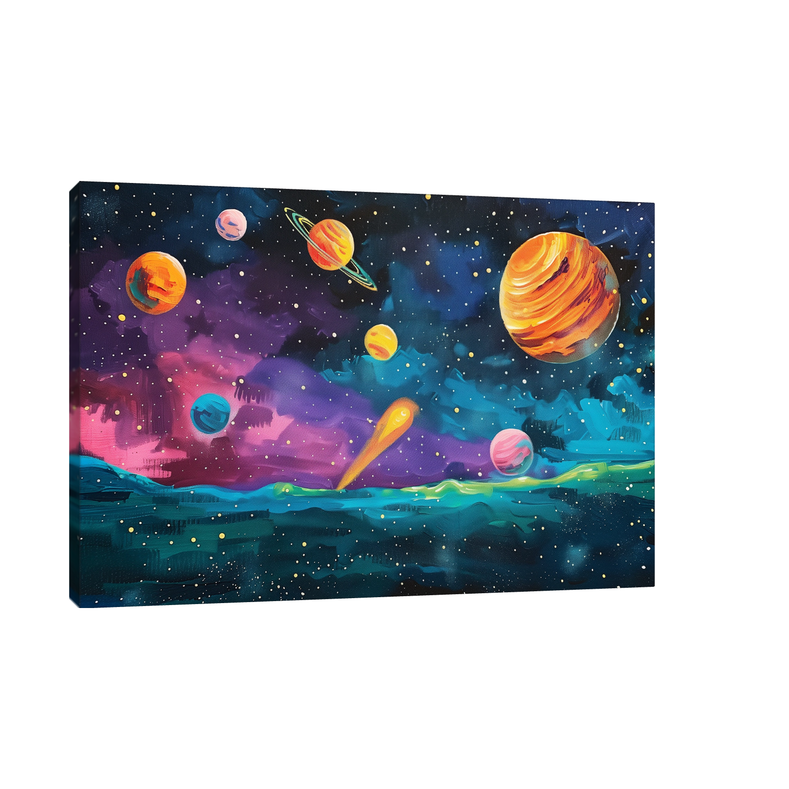 Umetnička slika ​Svemir II na platnu - NS Canvas Shop