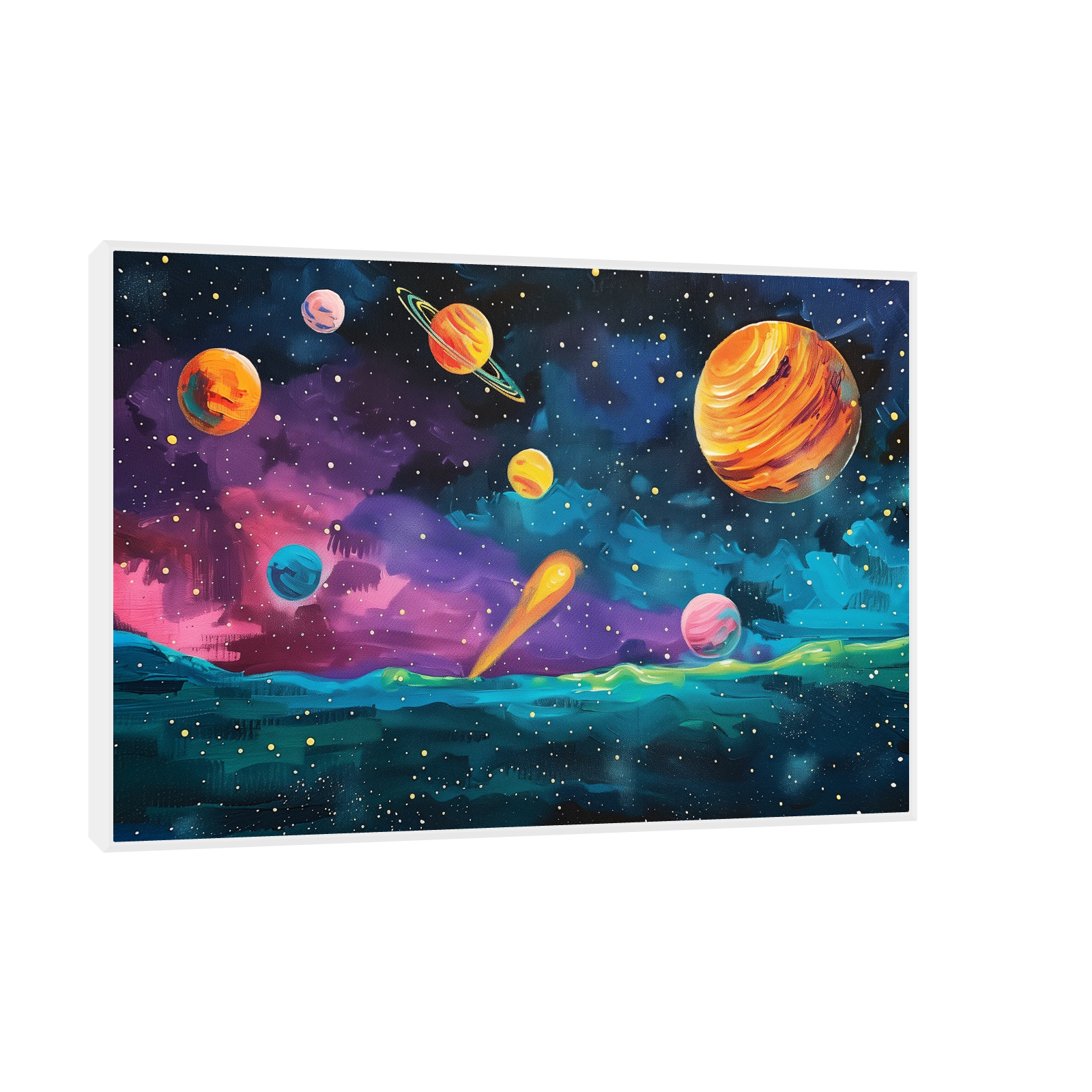 Umetnička slika ​Svemir II na platnu - NS Canvas Shop