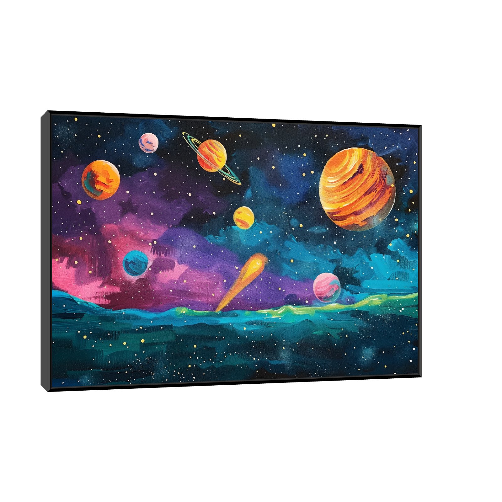 Umetnička slika ​Svemir II na platnu - NS Canvas Shop