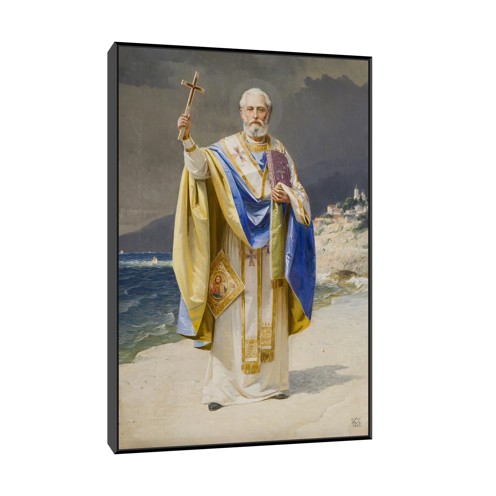 Umetnička slika ​Sveti Nikola, Uroš Predić na platnu - NS Canvas Shop