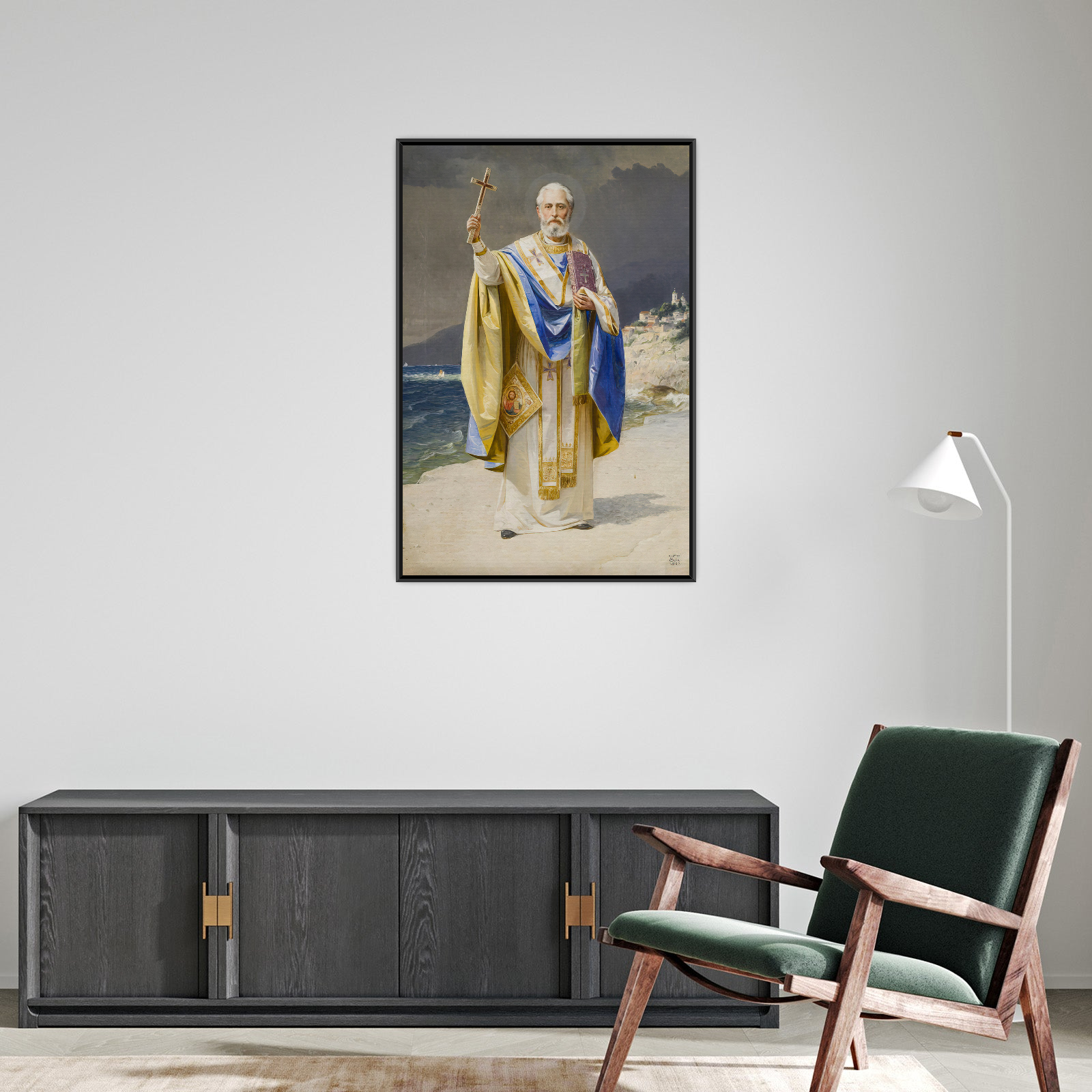 Umetnička slika ​Sveti Nikola, Uroš Predić na platnu - NS Canvas Shop