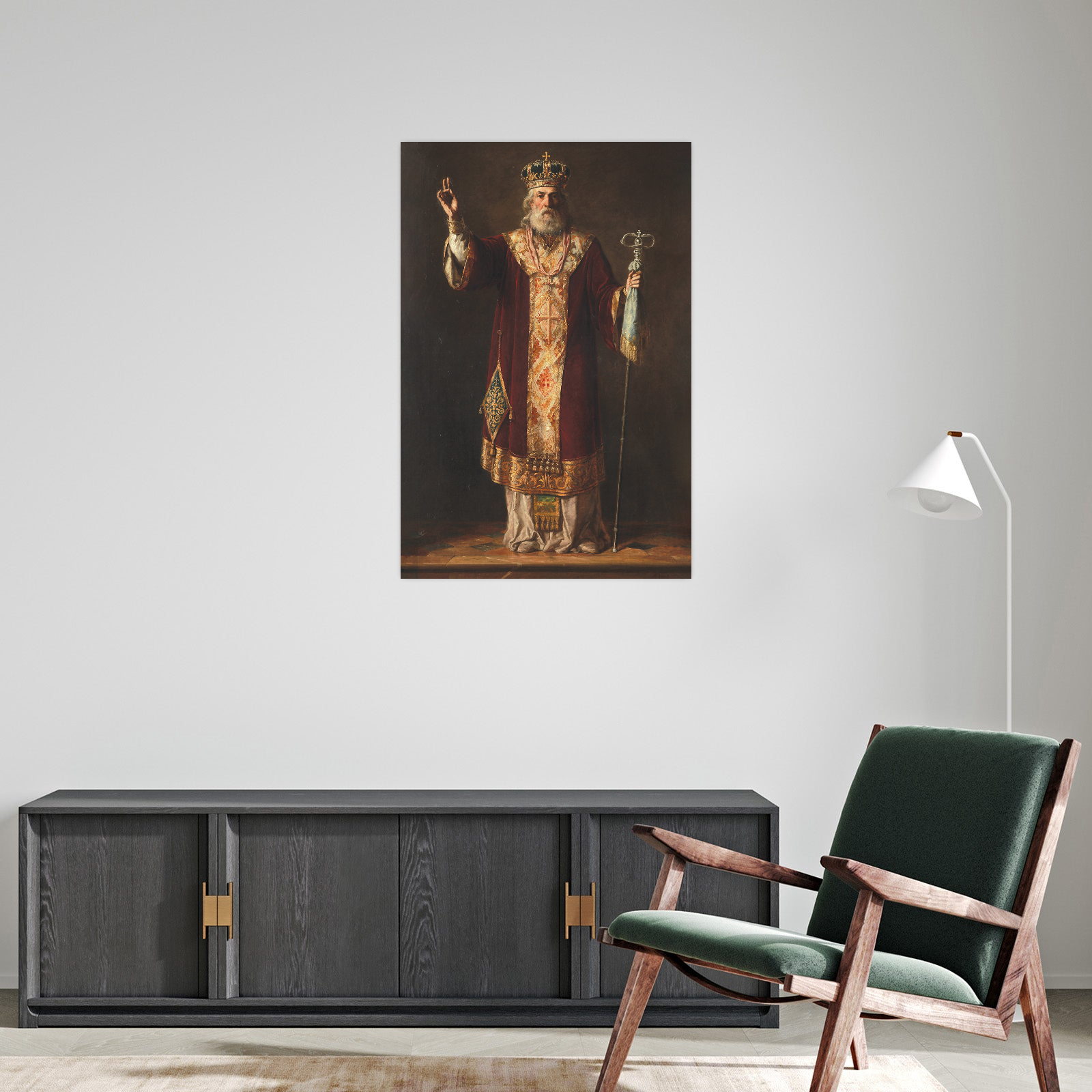 Umetnička slika ​Sveti Nikola, Uroš Predić na platnu - NS Canvas Shop