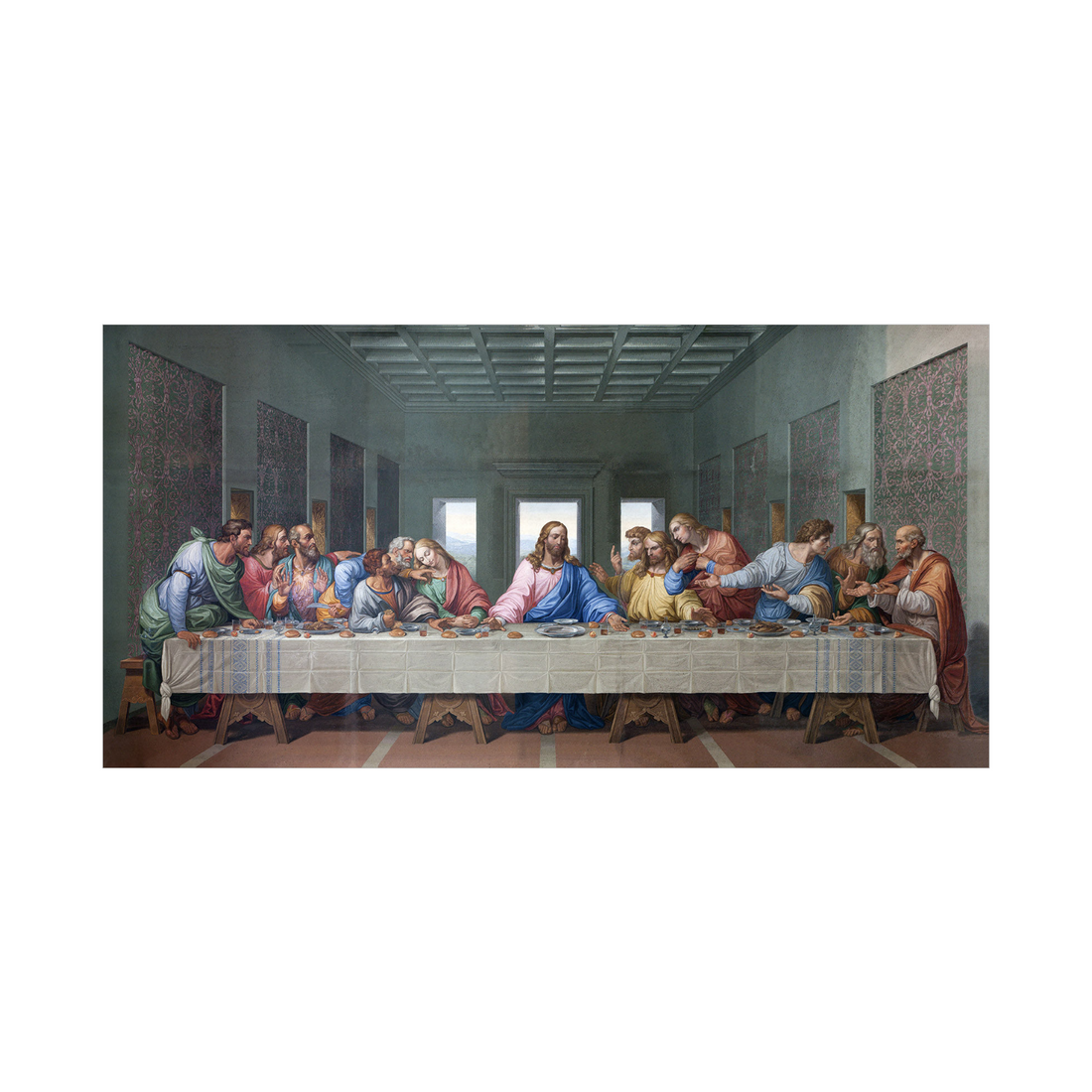 Umetnička slika ​Tajna večera, Leonardo da Vinci na platnu - NS Canvas Shop