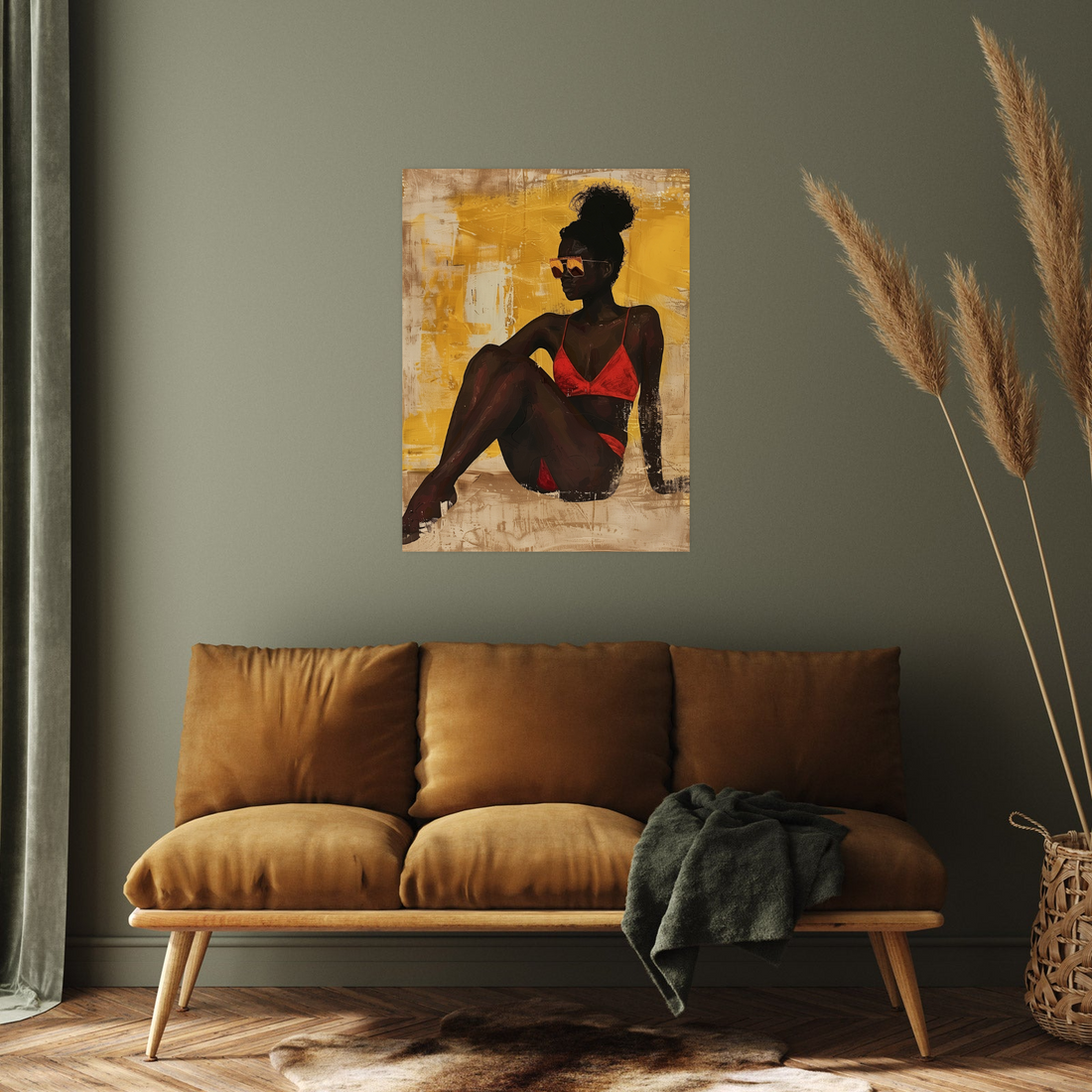 Umetnička slika ​Talasi na platnu - NS Canvas Shop