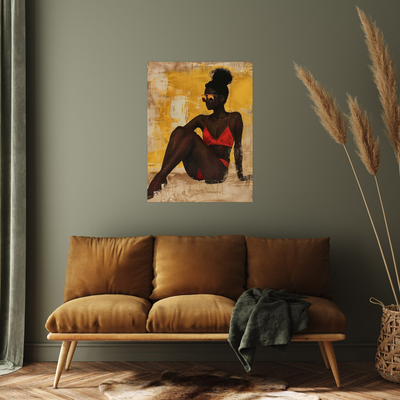 Umetnička slika ​Talasi na platnu - NS Canvas Shop