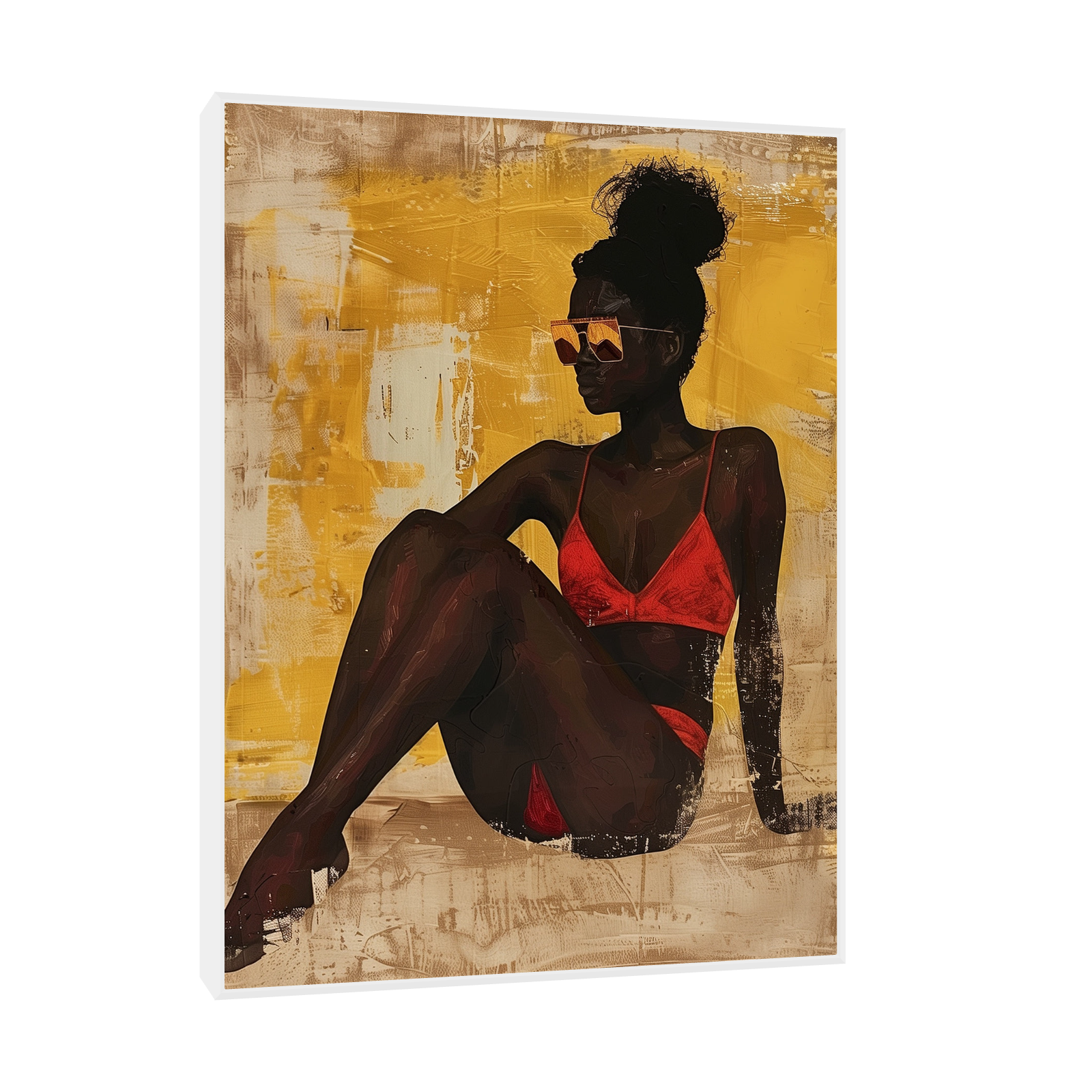 Umetnička slika ​Talasi na platnu - NS Canvas Shop