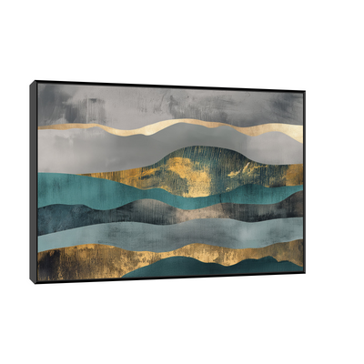 Umetnička slika ​Talasi na platnu - NS Canvas Shop