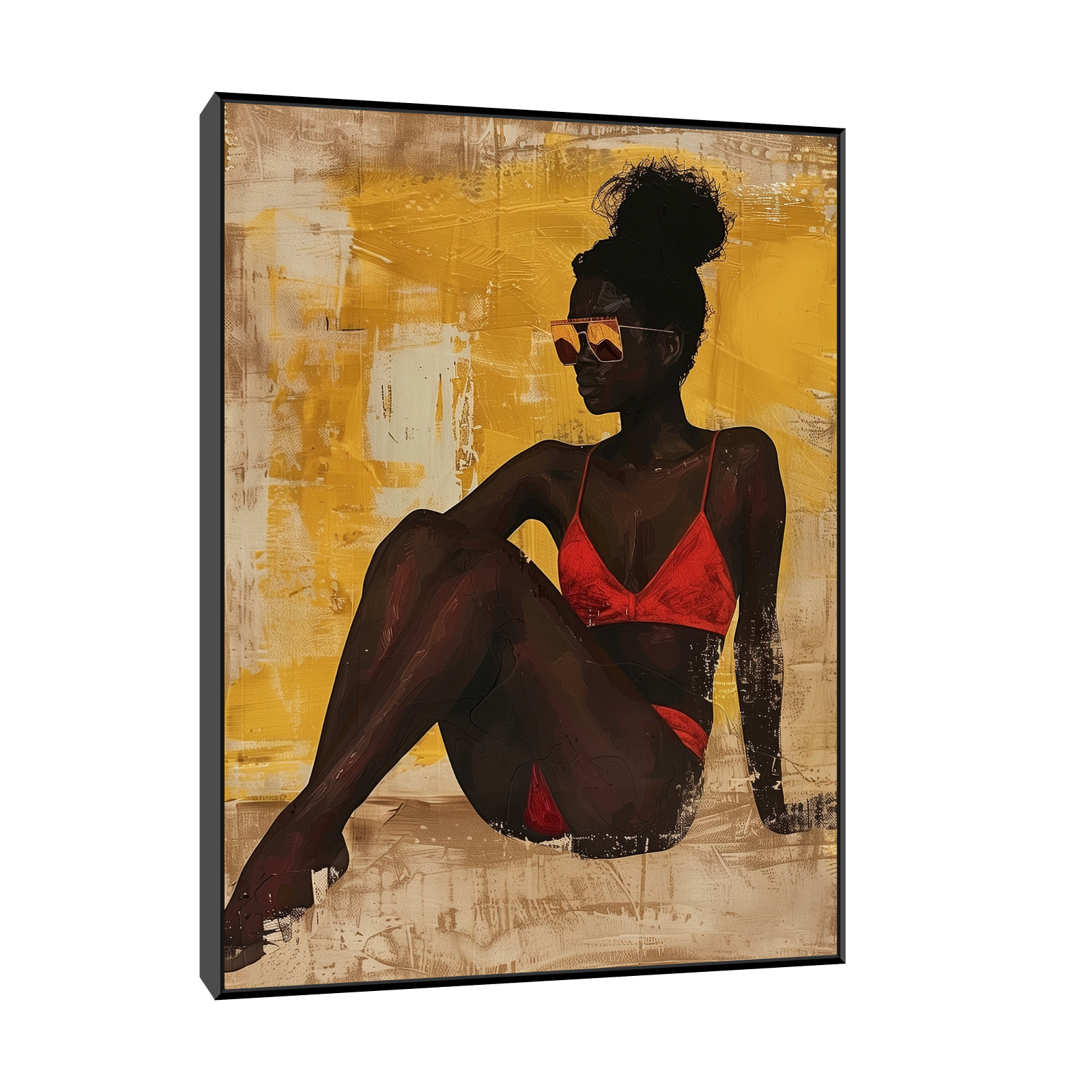 Umetnička slika ​Talasi na platnu - NS Canvas Shop