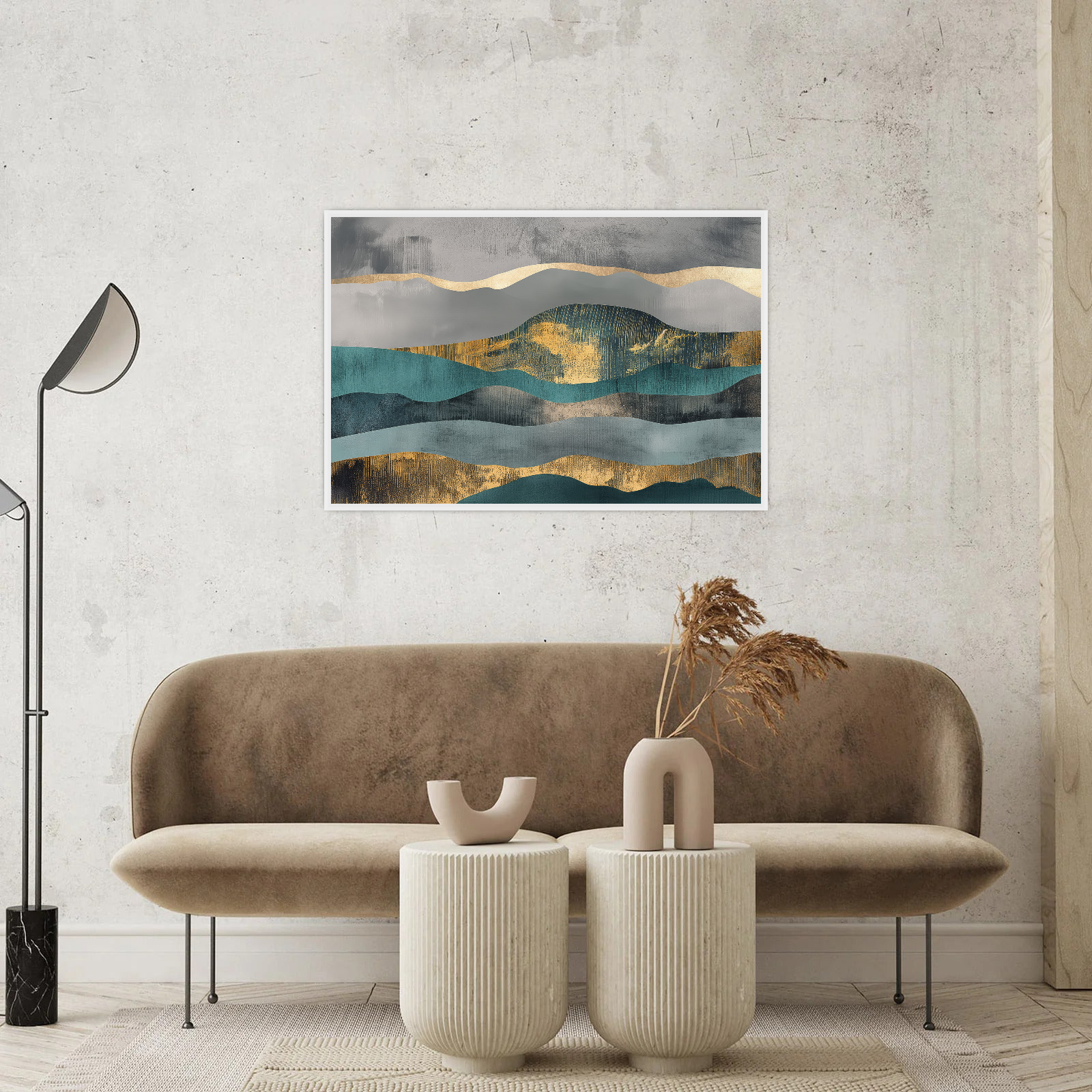 Umetnička slika ​Talasi na platnu - NS Canvas Shop