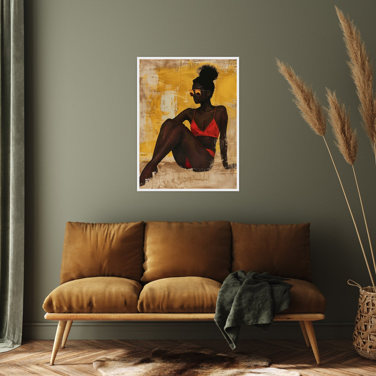 Umetnička slika ​Talasi na platnu - NS Canvas Shop