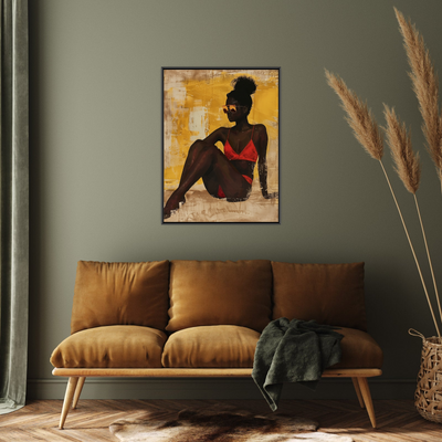 Umetnička slika ​Talasi na platnu - NS Canvas Shop