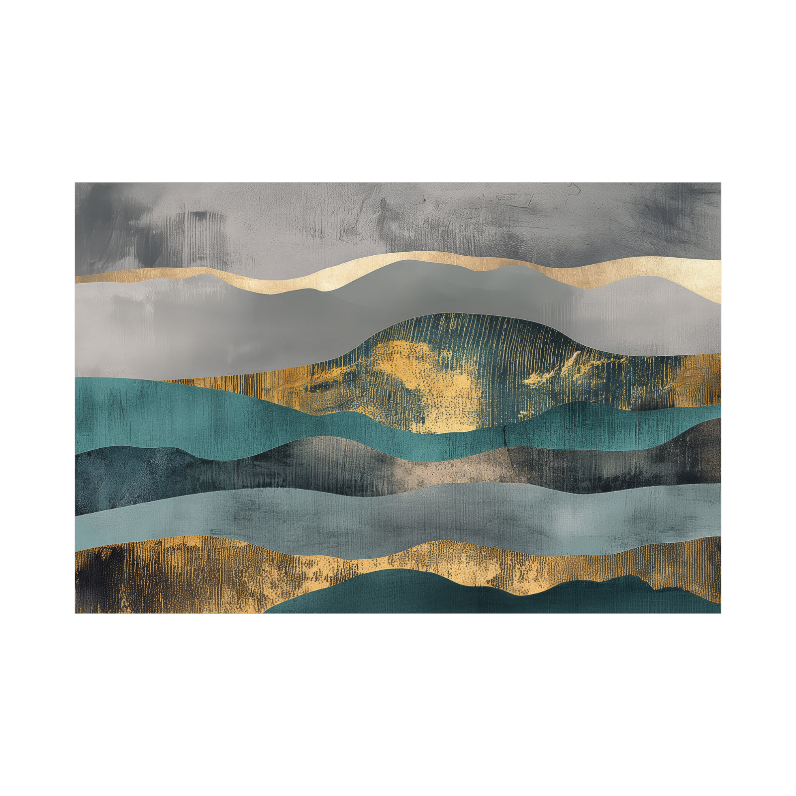 Umetnička slika ​Talasi na platnu - NS Canvas Shop