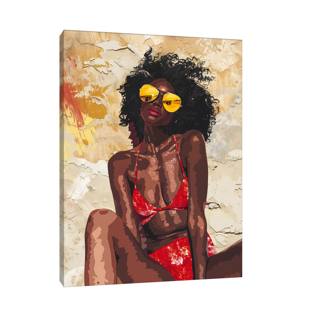 Umetnička slika ​Talasi II na platnu - NS Canvas Shop