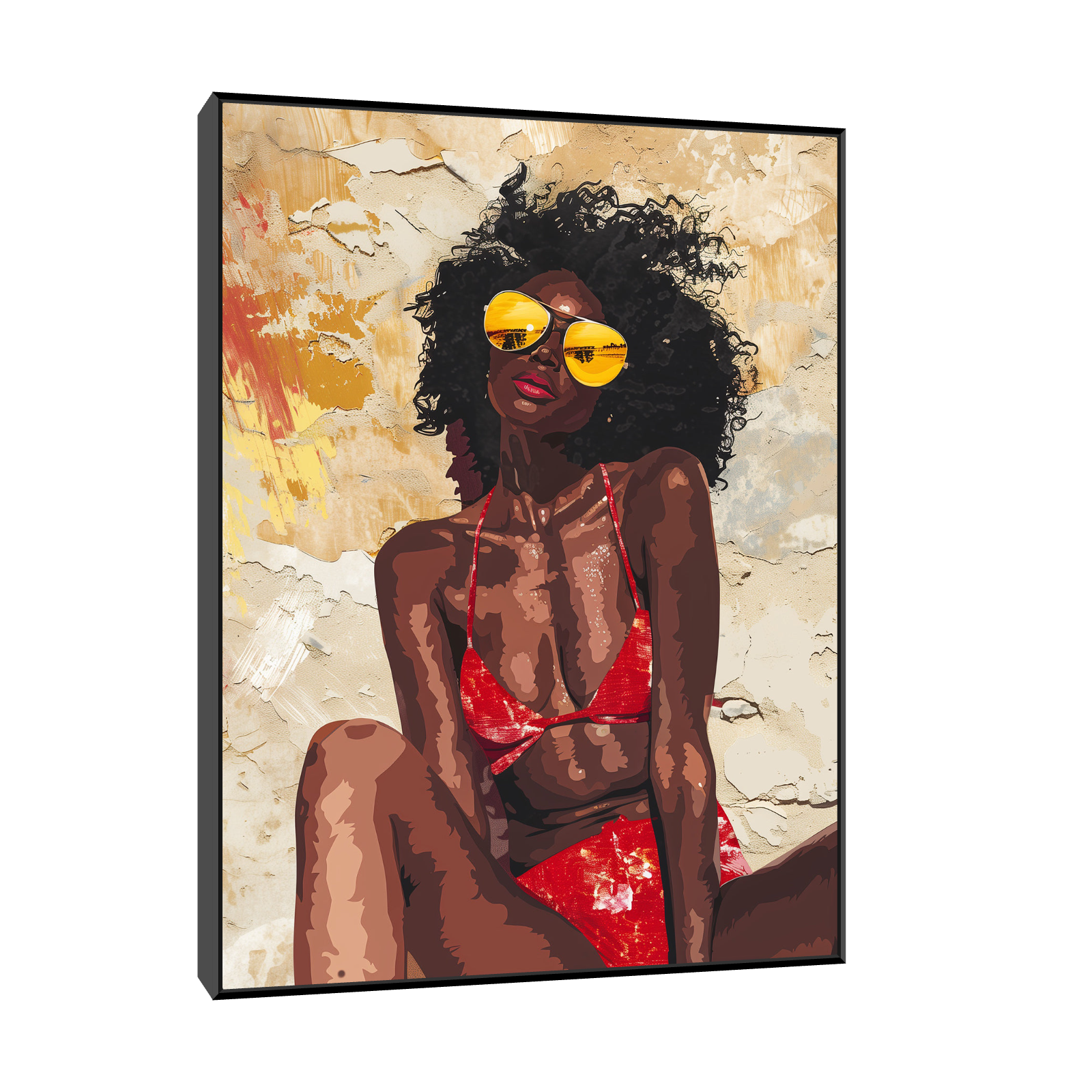 Umetnička slika ​Talasi II na platnu - NS Canvas Shop
