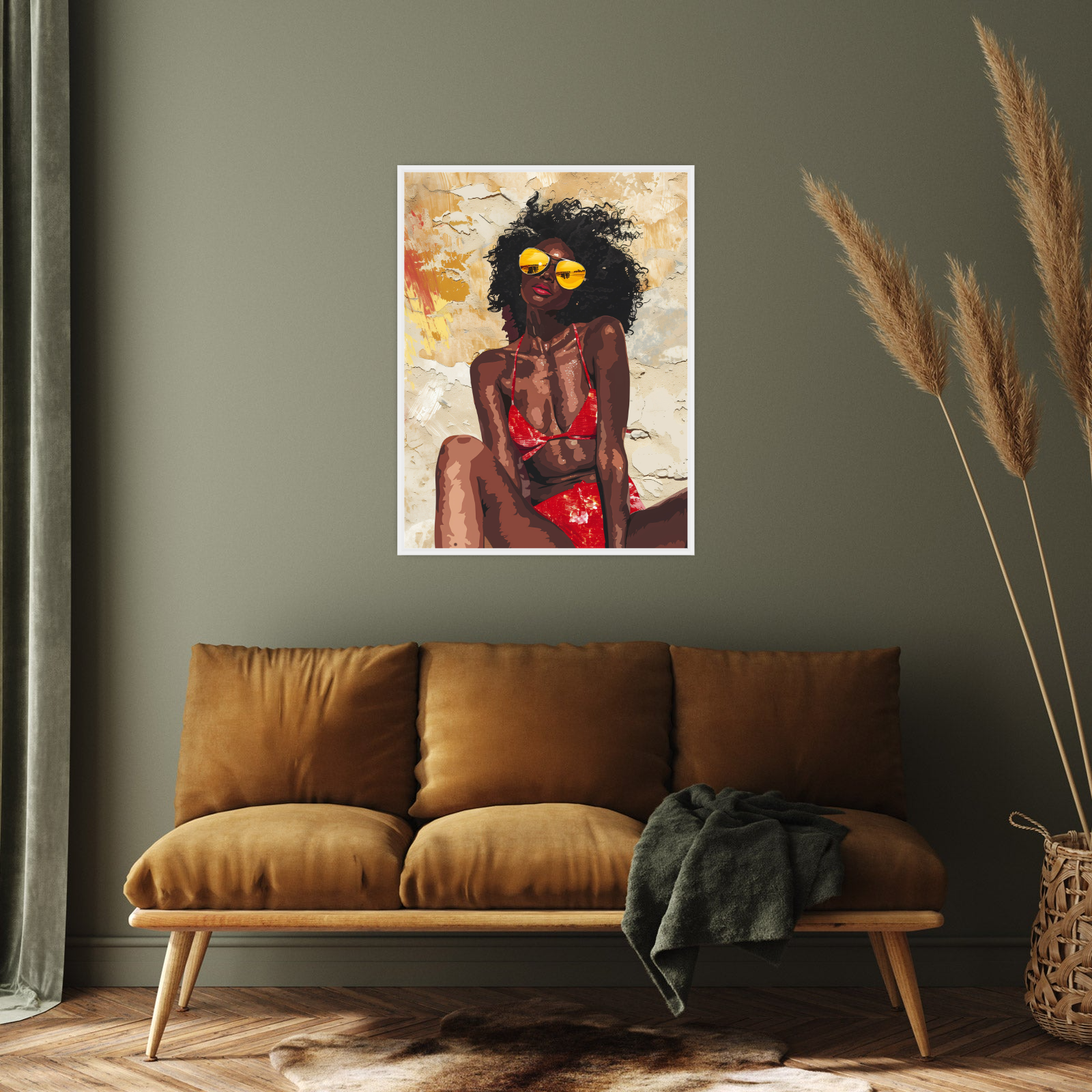 Umetnička slika ​Talasi II na platnu - NS Canvas Shop