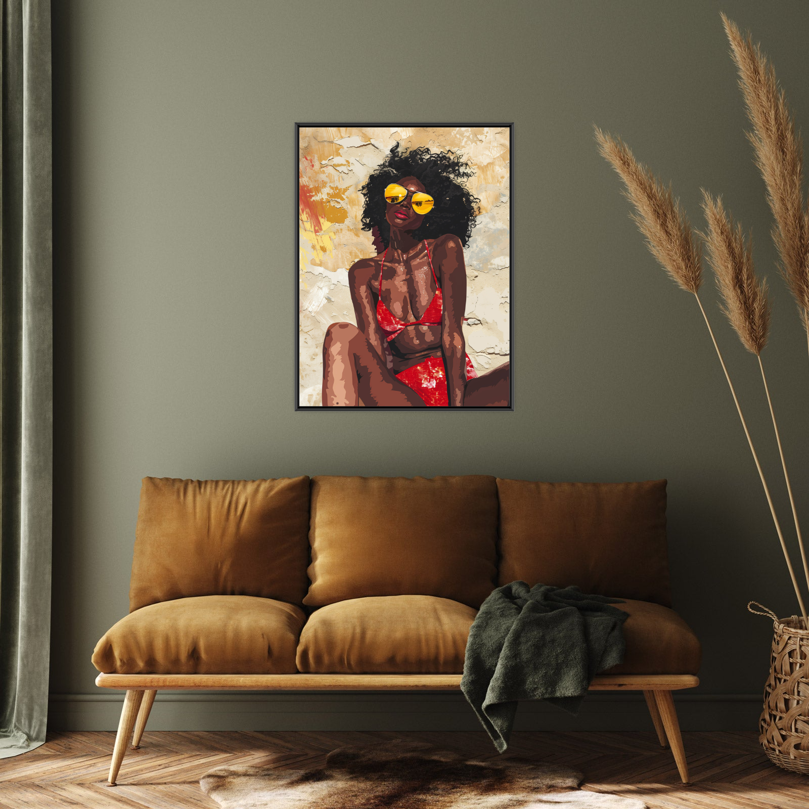 Umetnička slika ​Talasi II na platnu - NS Canvas Shop