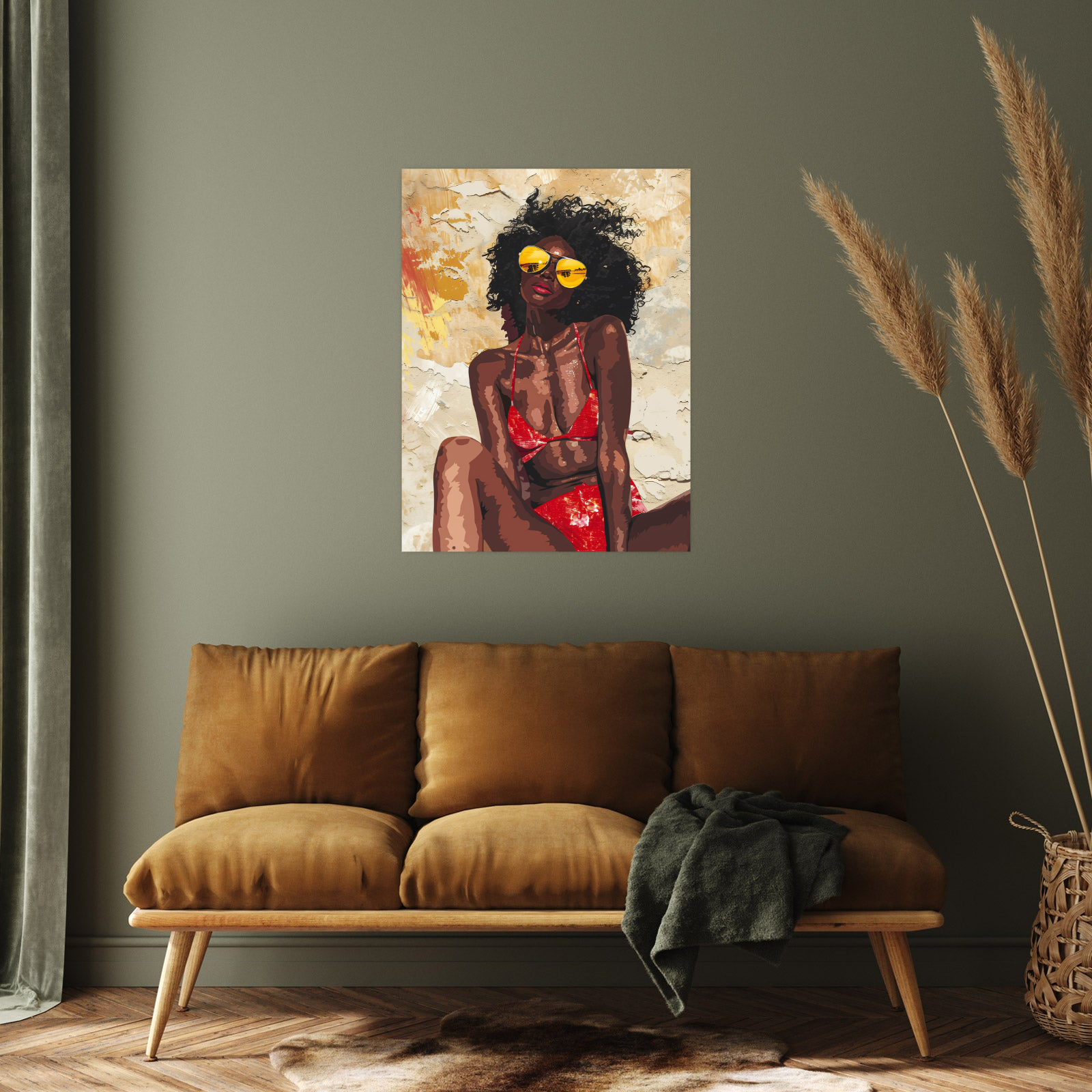 Umetnička slika ​Talasi II na platnu - NS Canvas Shop
