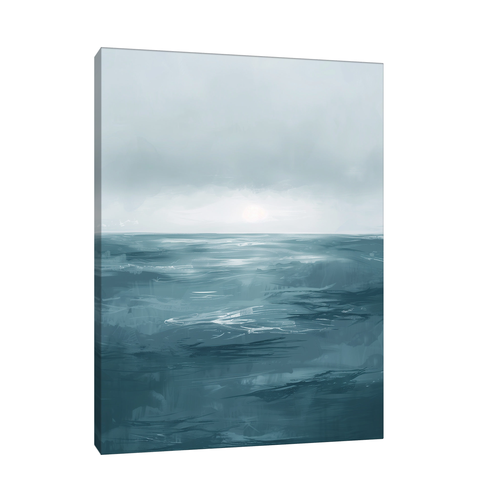 Umetnička slika ​Talasi i horizont na platnu - NS Canvas Shop