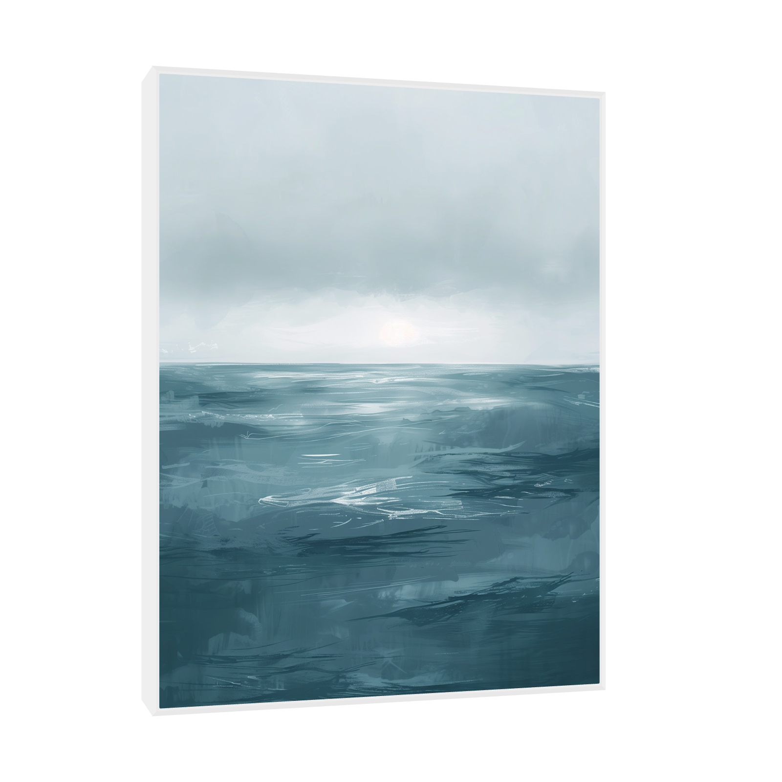 Umetnička slika ​Talasi i horizont na platnu - NS Canvas Shop