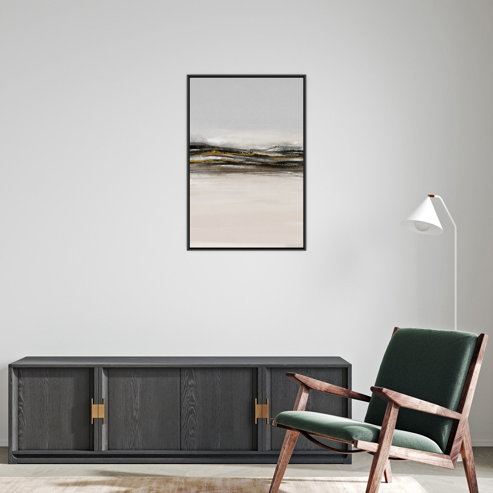 Umetnička slika ​Talasne vibracije na platnu - NS Canvas Shop