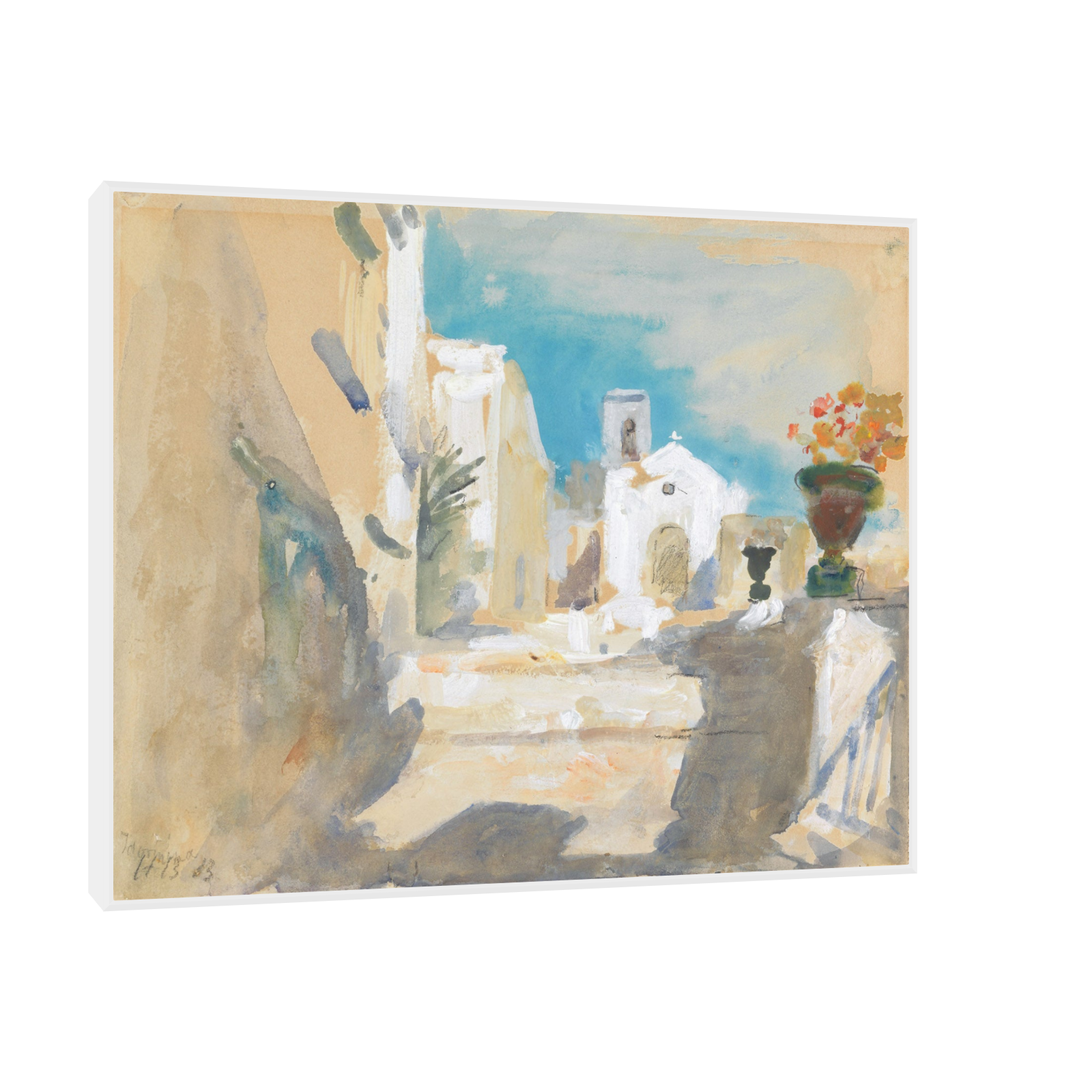 Umetnička slika ​Taormina, Hercules Brabazon Brabazon na platnu - NS Canvas Shop
