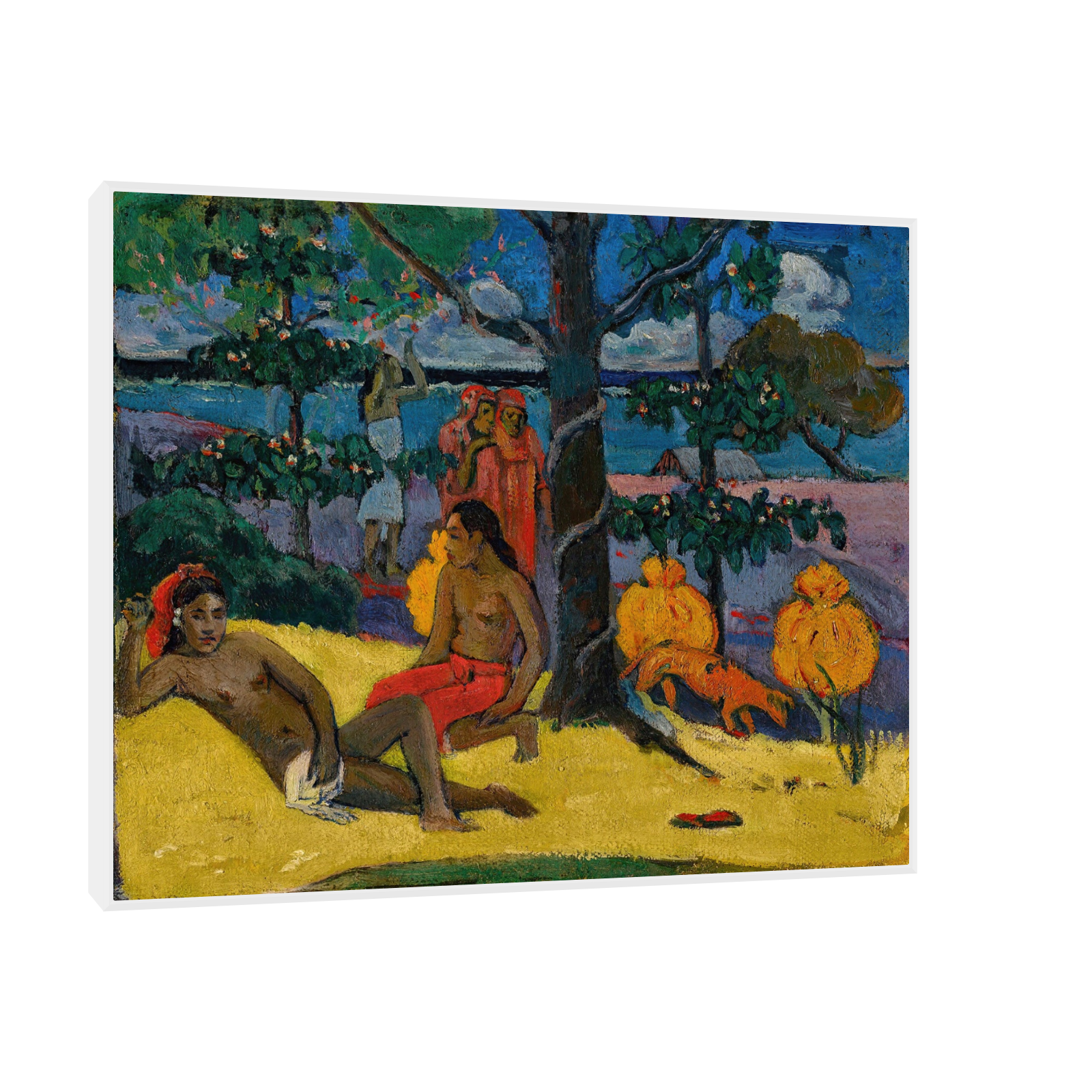 Umetnička slika ​Te Arii Vahine – La Femme Aux Mangos (II), Paul Gauguin na platnu - NS Canvas Shop