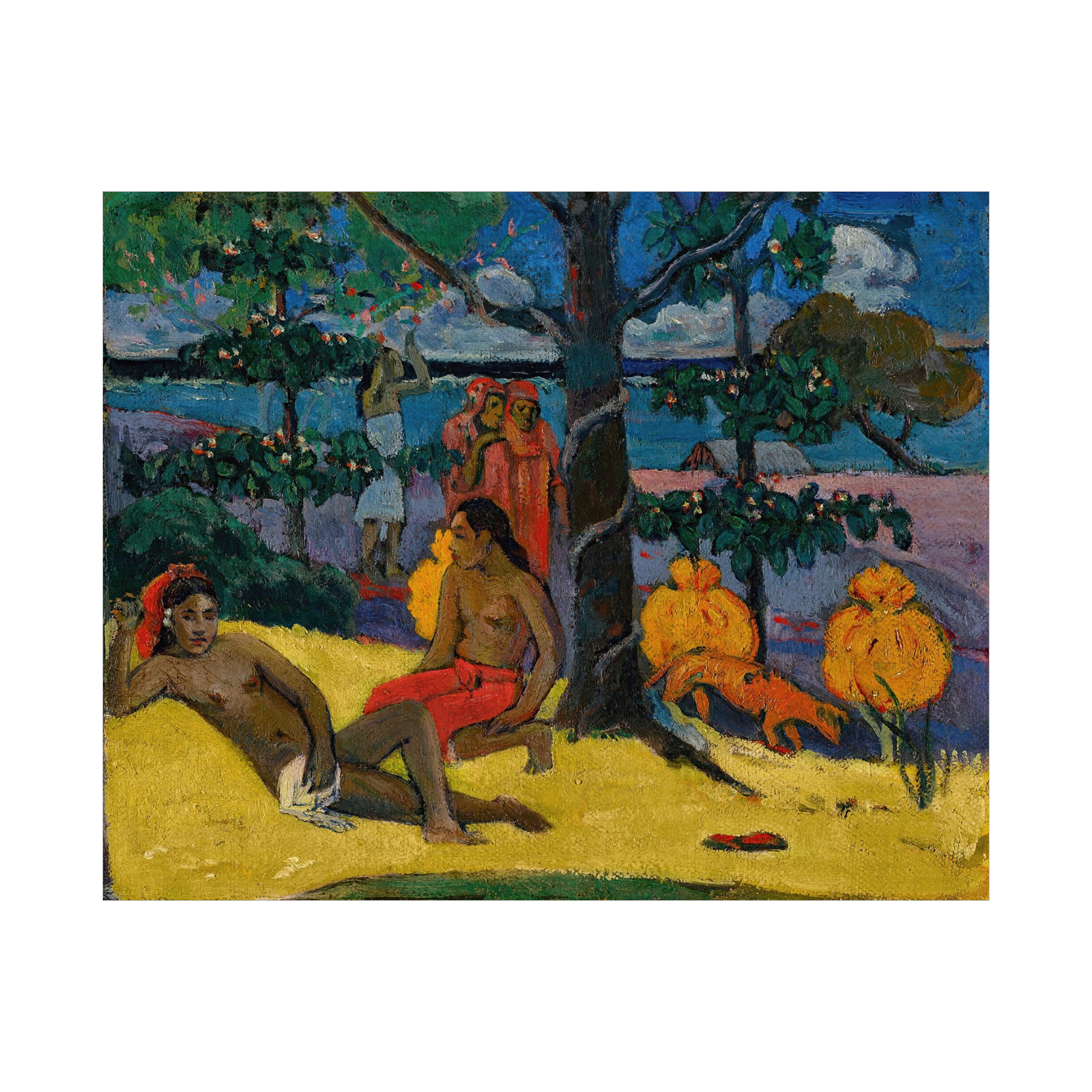 Umetnička slika ​Te Arii Vahine – La Femme Aux Mangos (II), Paul Gauguin na platnu - NS Canvas Shop