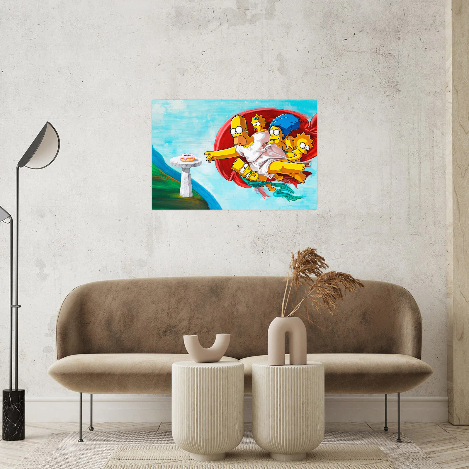 The Creation of Donut – The Simpsons Pop Art Parody