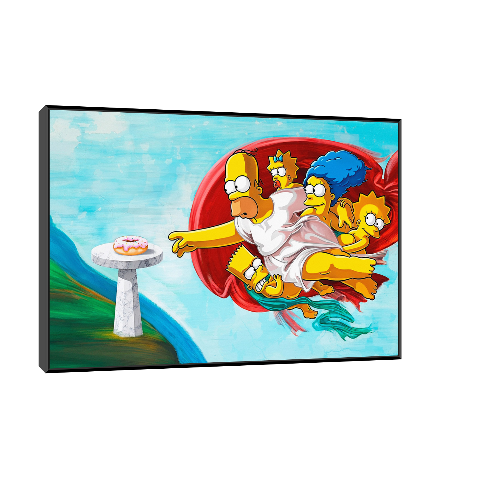The Creation of Donut – The Simpsons Pop Art Parody