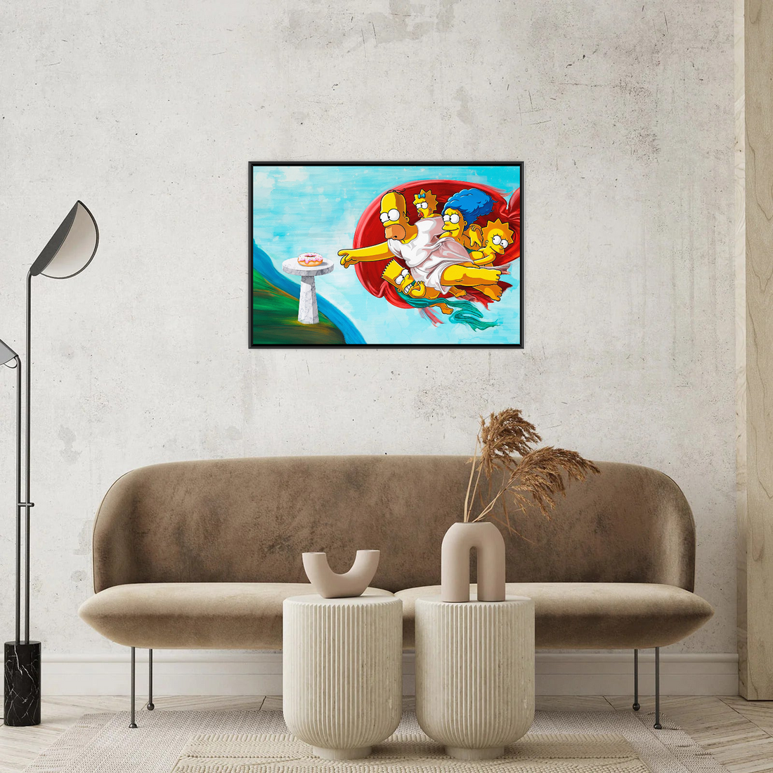 The Creation of Donut – The Simpsons Pop Art Parody