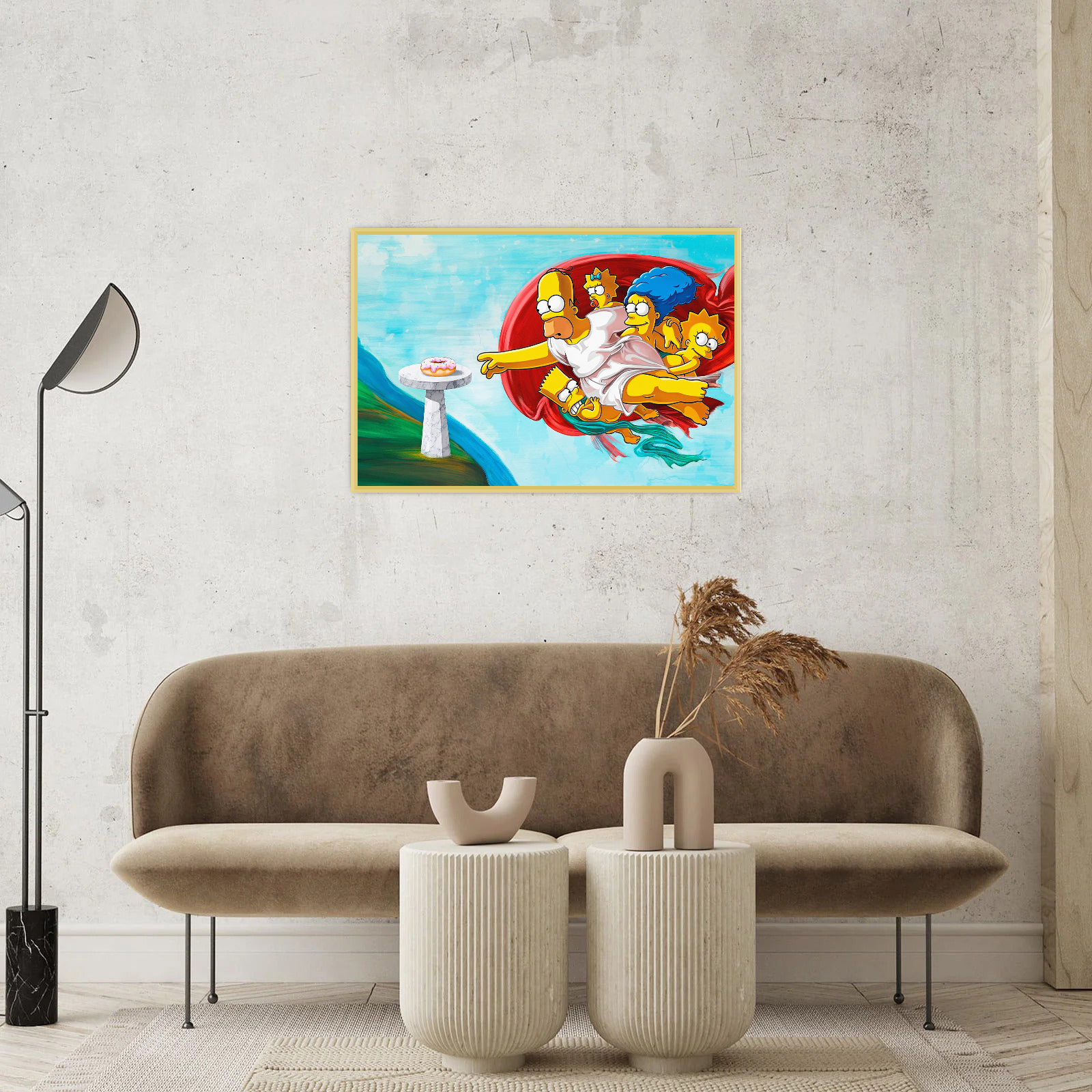 The Creation of Donut – The Simpsons Pop Art Parody
