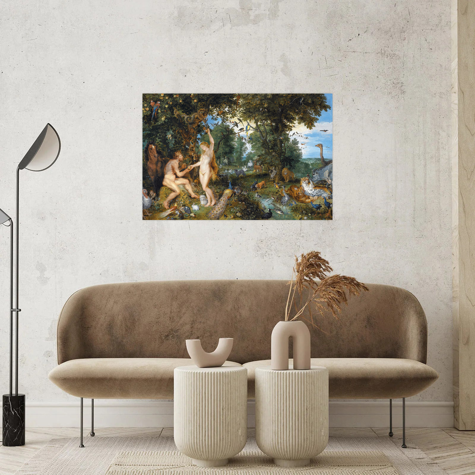Umetnička slika ​The Garden of Eden with the Fall of Man, Peter Paul Rubens na platnu - NS Canvas Shop