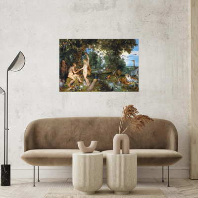 Umetnička slika ​The Garden of Eden with the Fall of Man, Peter Paul Rubens na platnu - NS Canvas Shop