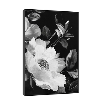 Umetnička slika ​Floralni kontrast III na platnu - NS Canvas Shop