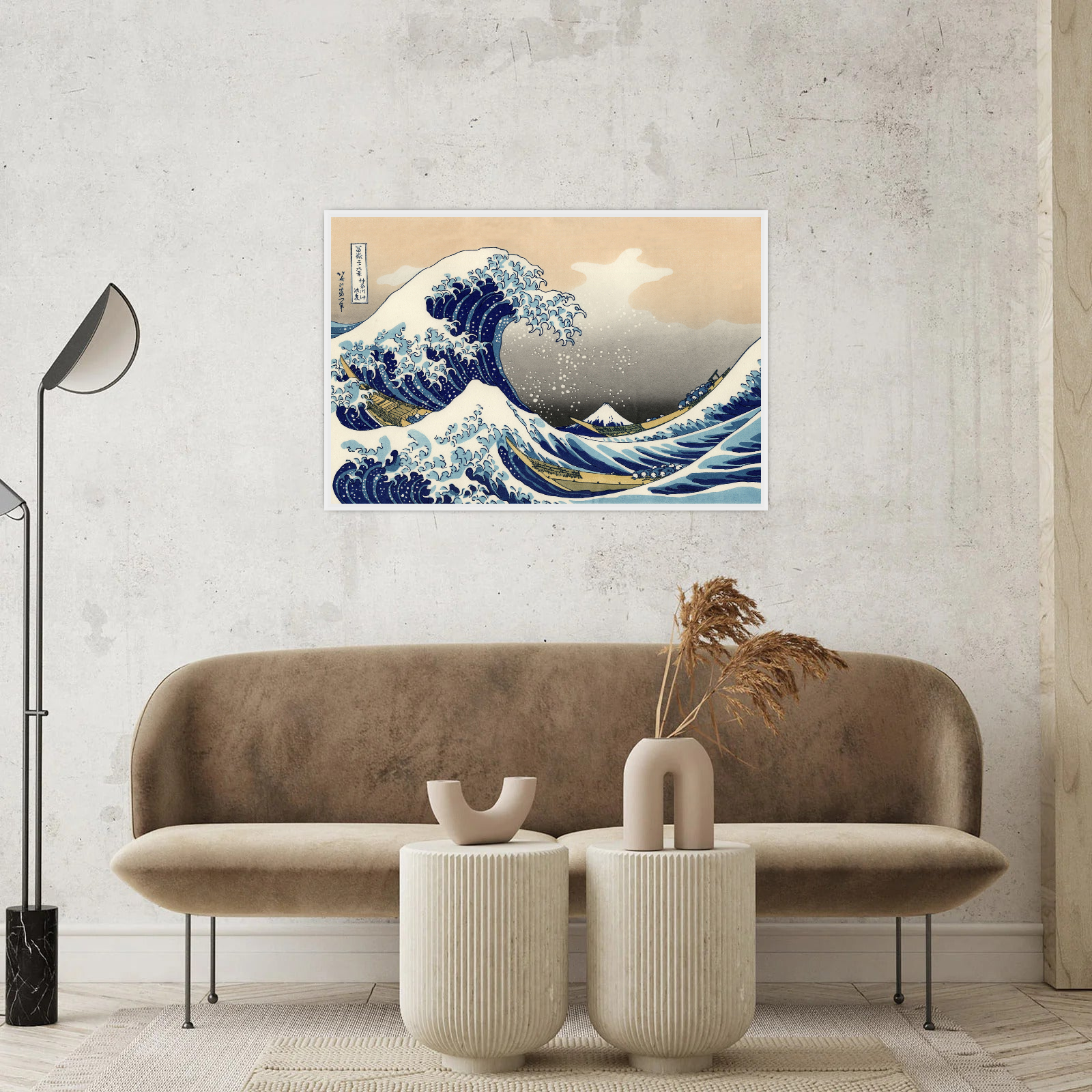 Umetnička slika ​The Great Wave off Kanagawa, Hokusai na platnu - NS Canvas Shop