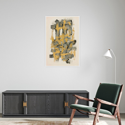 Umetnička slika ​Apstraktni motiv, Ulo Sooster na platnu - NS Canvas Shop