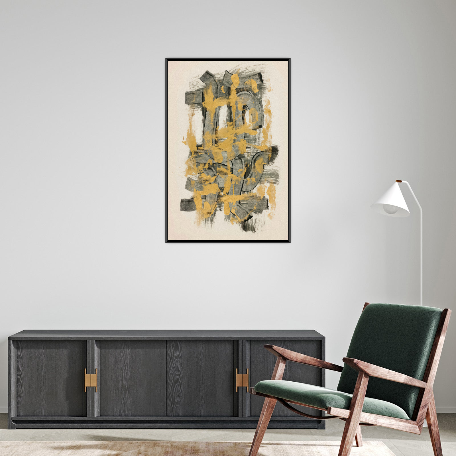 Umetnička slika ​Apstraktni motiv, Ulo Sooster na platnu - NS Canvas Shop