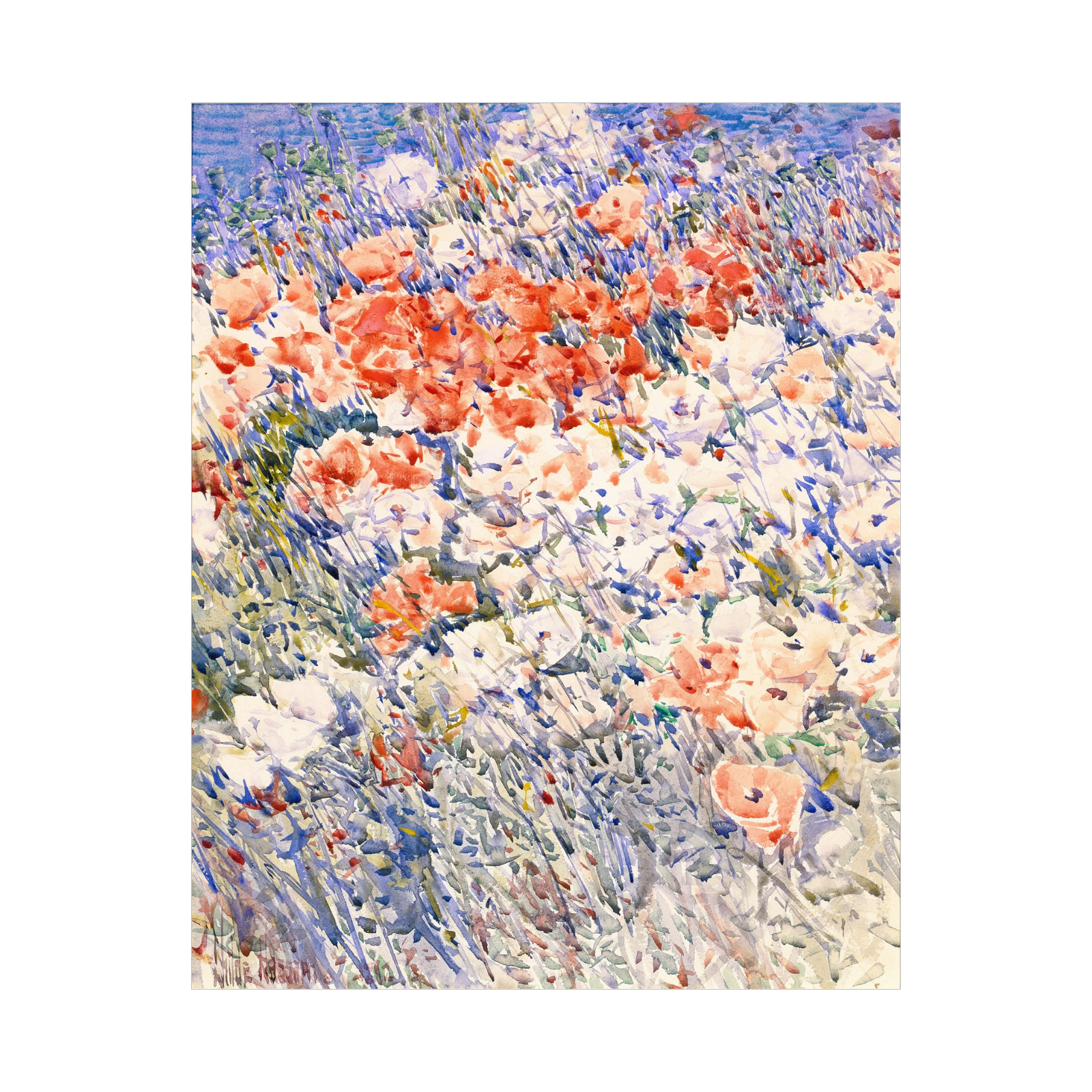 Umetnička slika ​The Island Garden, Childe Hassam na platnu - NS Canvas Shop